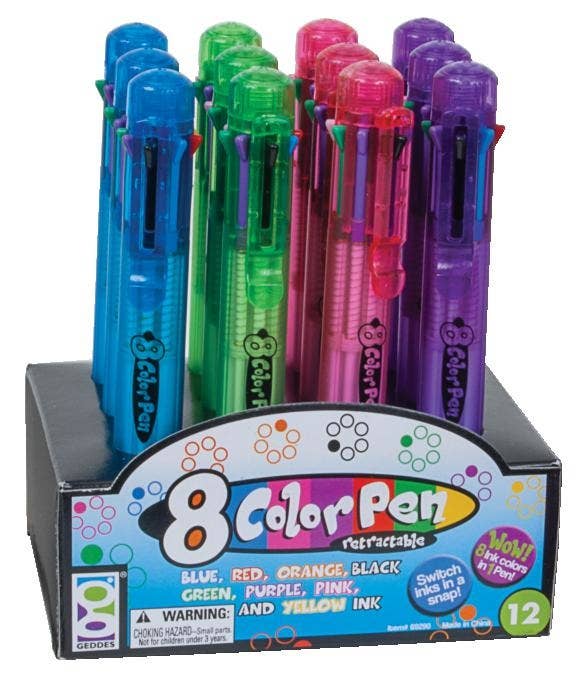 Geddes - 8 Color Pen  12/Ds