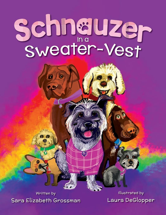 Schnauzer in A Sweatervest by Sara Elizabeth Grossman