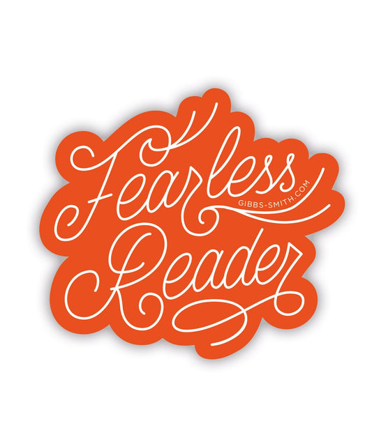 Fearless Reader Vinyl Sticker