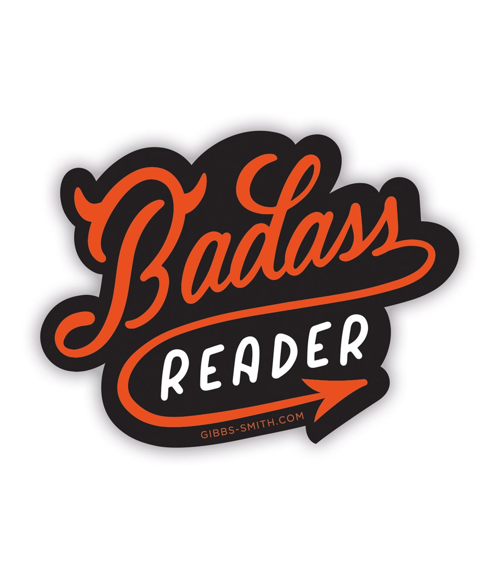 Badass Reader Vinyl Sticker