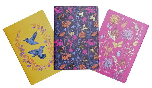 Pollinators Sewn Notebook Collection (Set of 3) (Pollinator Collection) cover image