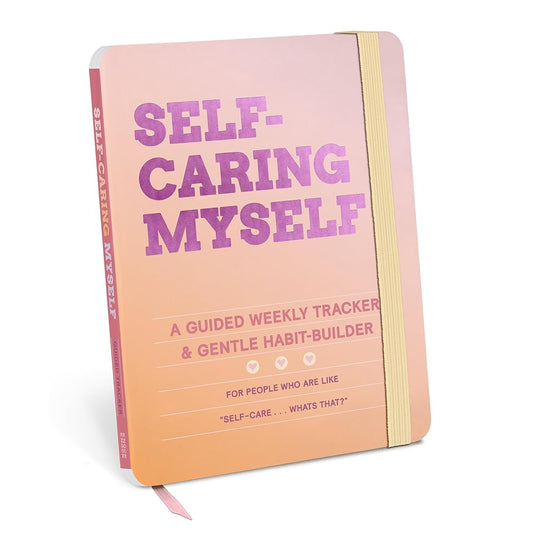 Knock Knock Self-Caring Myself Habit Tracker Journal cover image