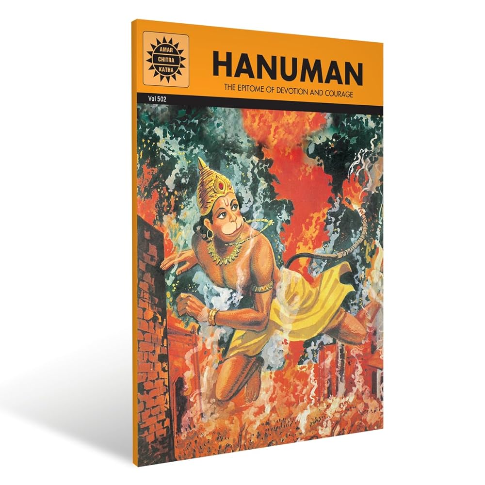 Hanuman: The Epitome of Devotion and Courage | Indian Mythology, History & Folktales | Cultural Stories for Kids & Adults | Illustrated Comic Books | Ramayana | Amar Chitra Katha cover image