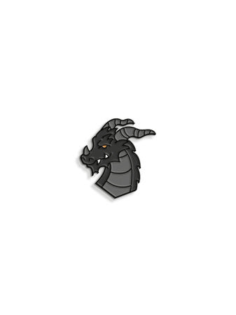 Fourth Wing: Tairn enamel pin