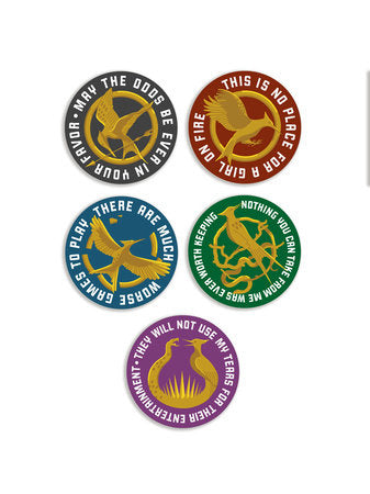 The Hunger Games: Mockingjay Icon Stickers - Sticker Set of 5