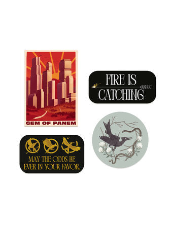 The Hunger Games: Assorted Stickers - Sticker Set of 4