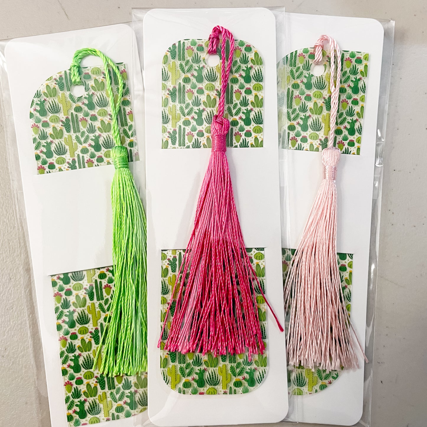 Next Jen Creations : Acrylic Bookmarks Succulents