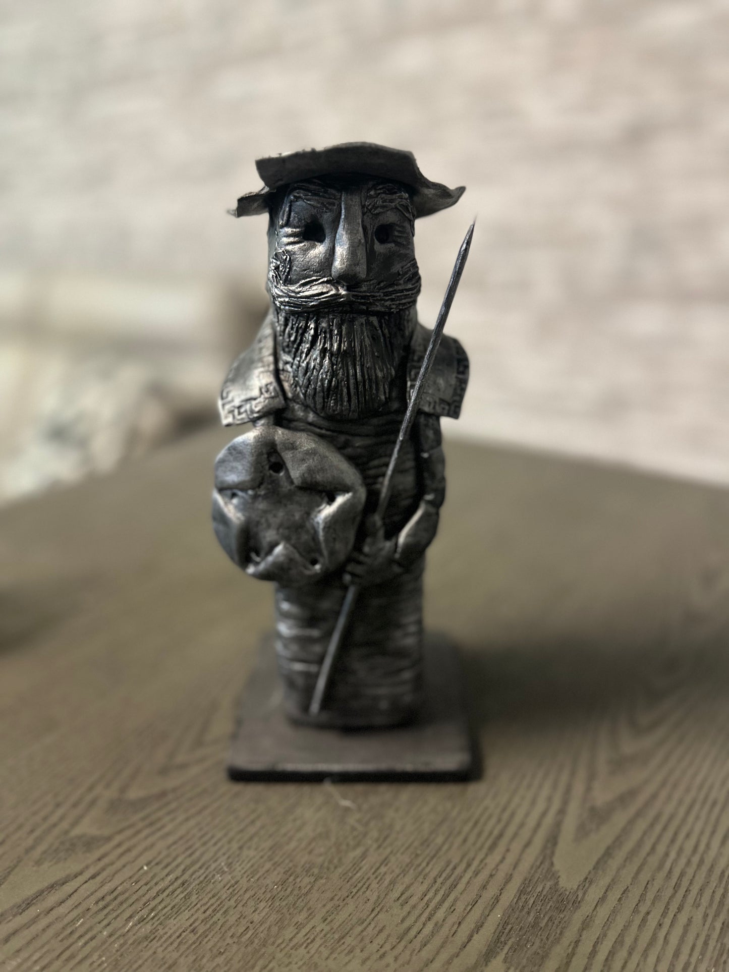 Handmade Don Quijote sculpture 9x4