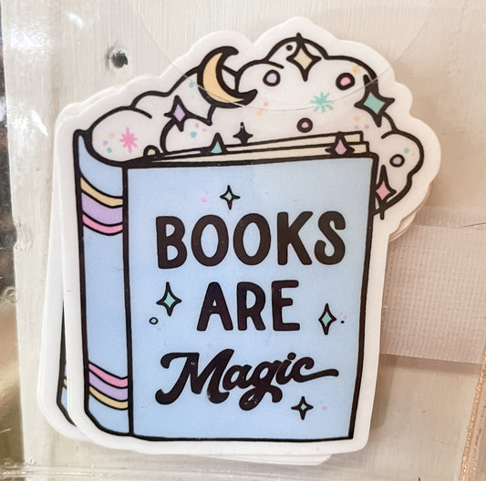 The Black Lab Soapery - Books are Magic Sticker