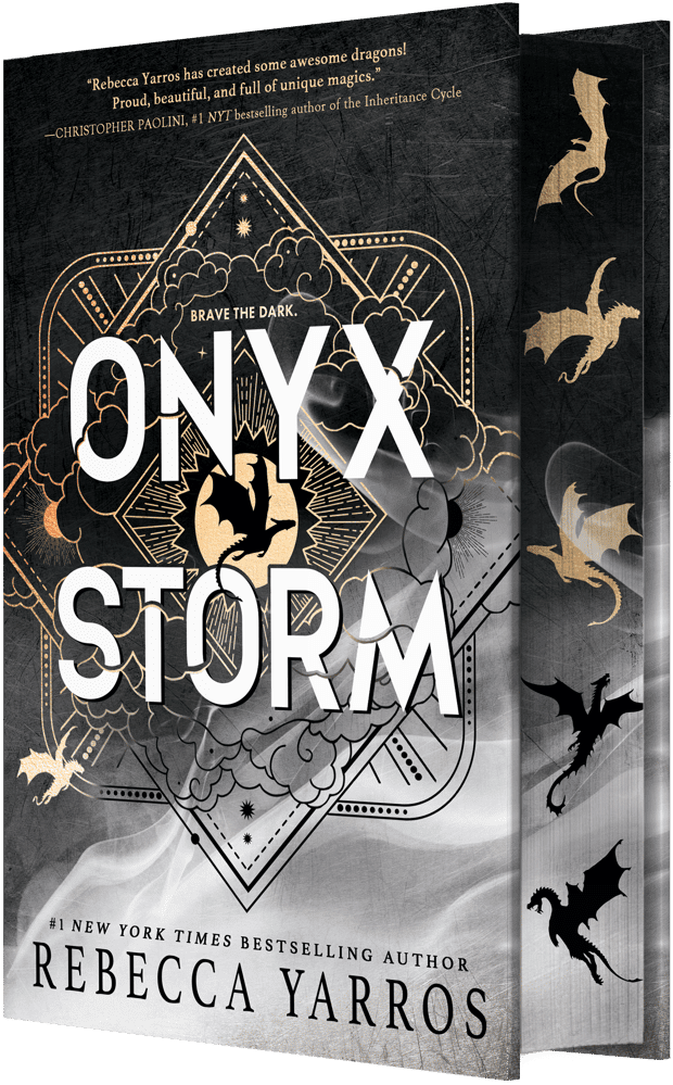 Onyx Storm  (The Empyrean #3) by Rebecca Yarros (Deluxe Edition) Releases 1.21.25